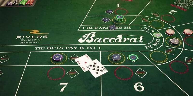 Những khu vực xuống tiền chính trong game baccarat